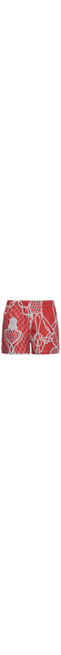 Short Masculino Resort Aquaone Knot - Vermelho