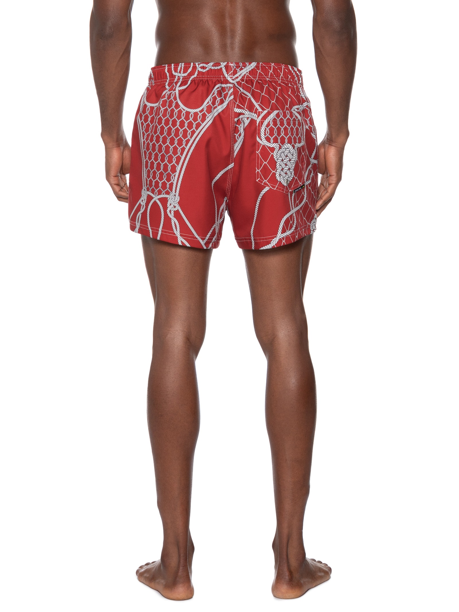 Short Masculino Resort Aquaone Knot Vermelho Osklen