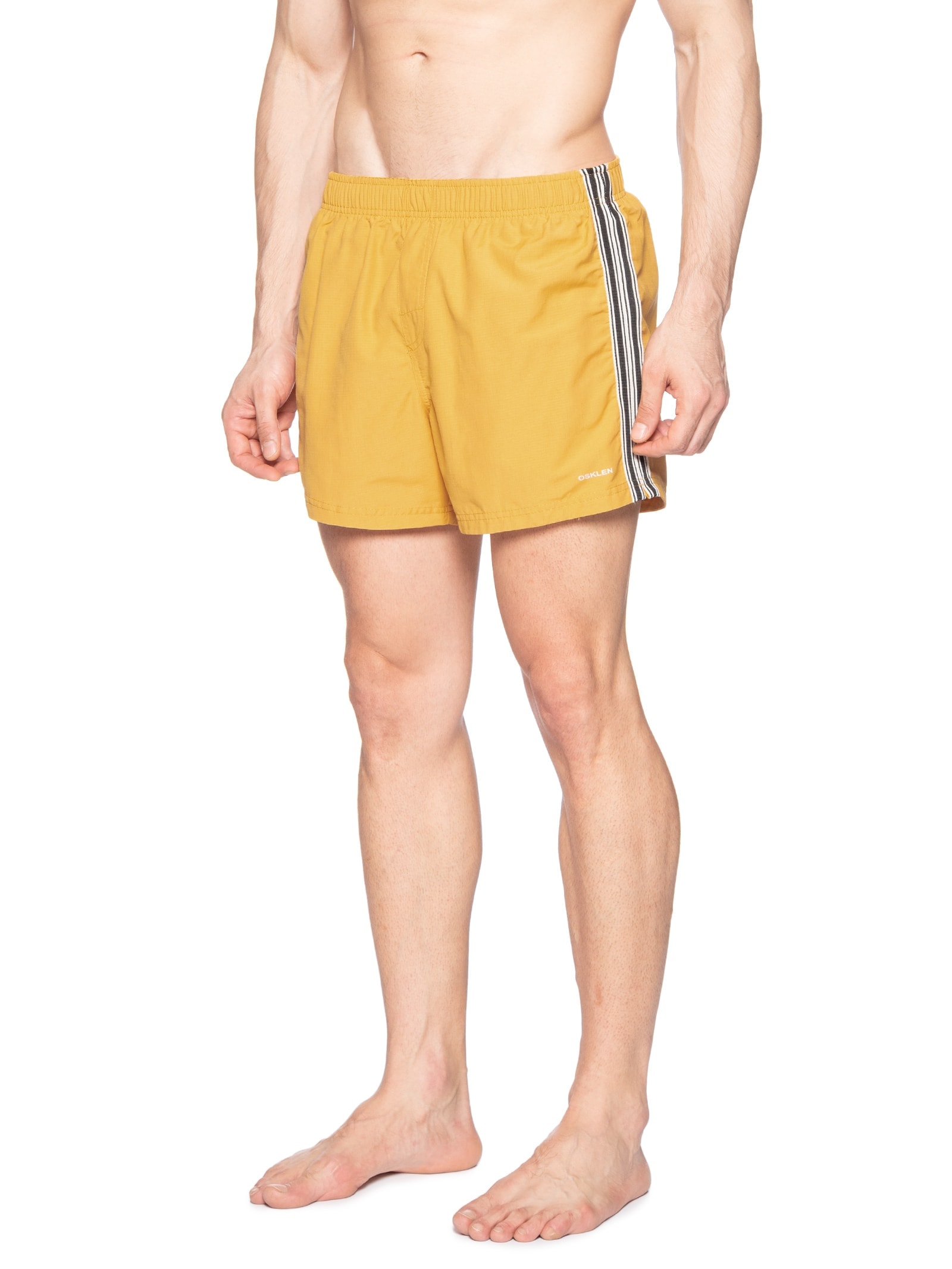 Short Masculino Resort California Stripes Amarelo Osklen
