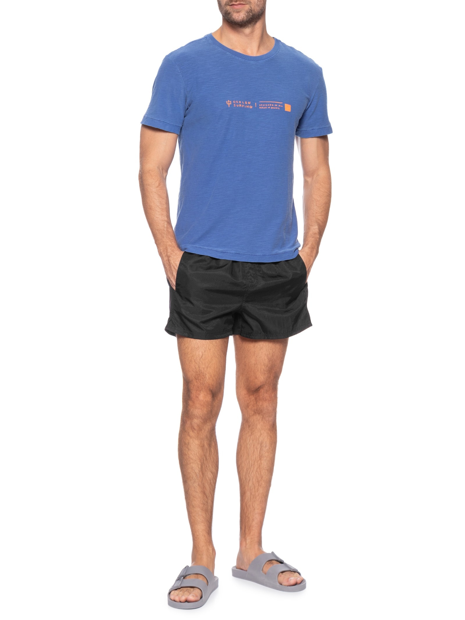 Short Masculino Resort Travessia Preto Osklen
