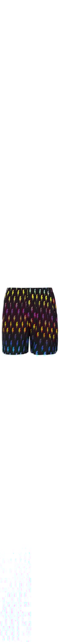 Short Masculino Samba Raios Degrade - Preto