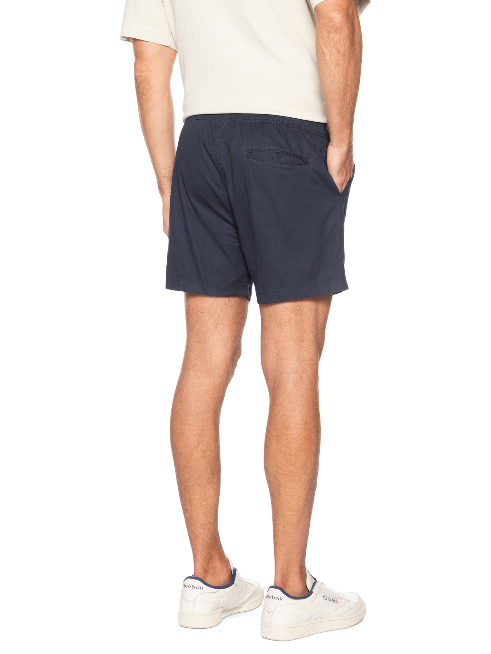 Short Masculino Sarja Color Azul Basiq Men