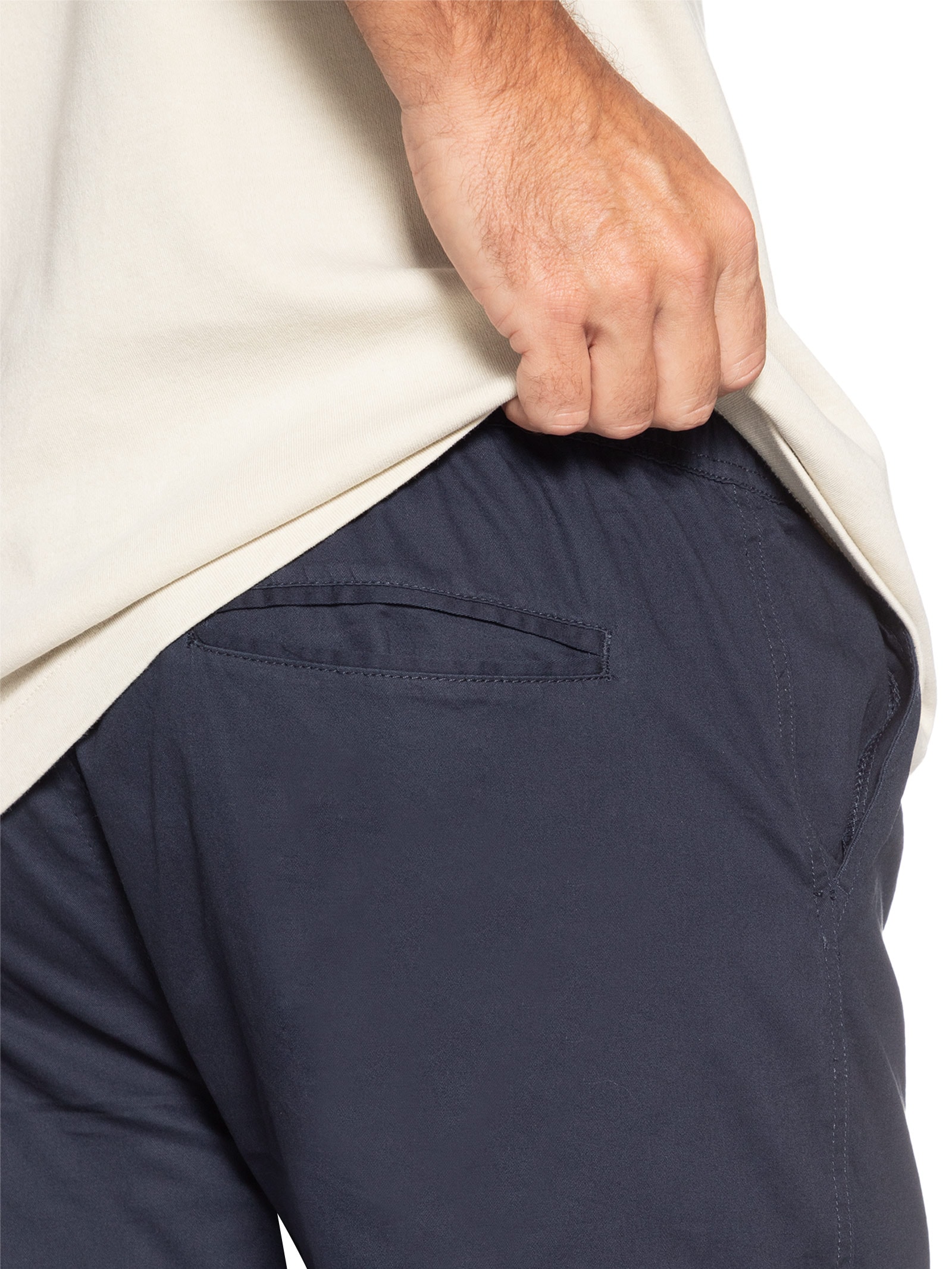 Short Masculino Sarja Color Azul Basiq Men