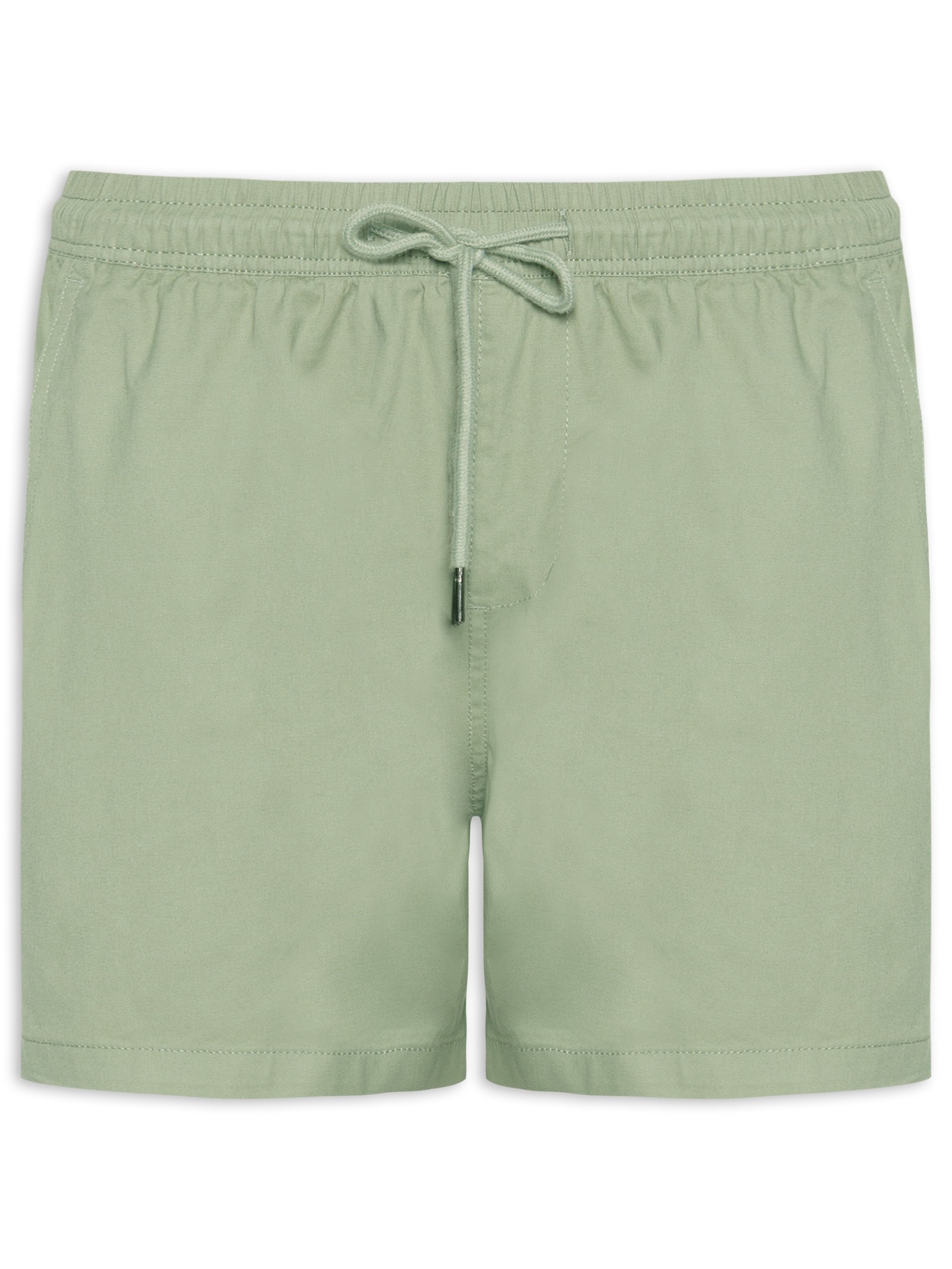 Short Masculino Sarja Color Verde Basiq Men
