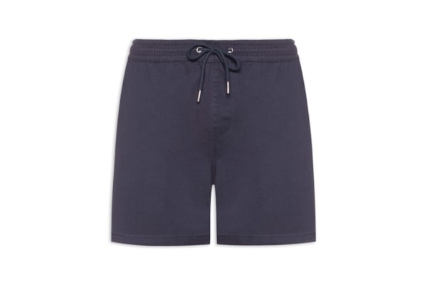 Short Masculino Sarja Com Elástico - Azul