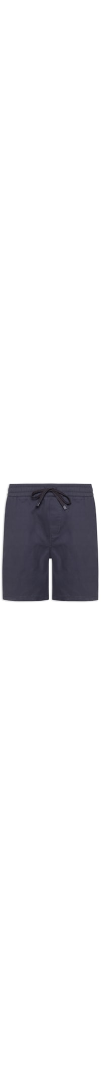 Short Masculino Sarja Cós Elástico - Azul