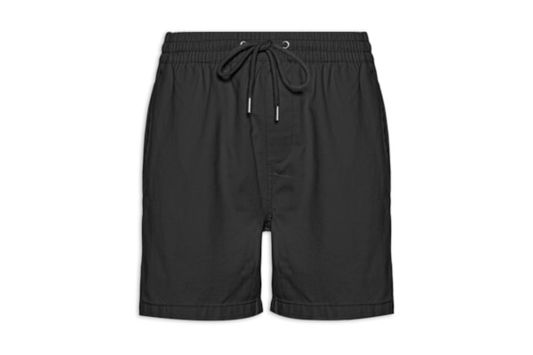 Short Masculino Sarja Reta - Preta