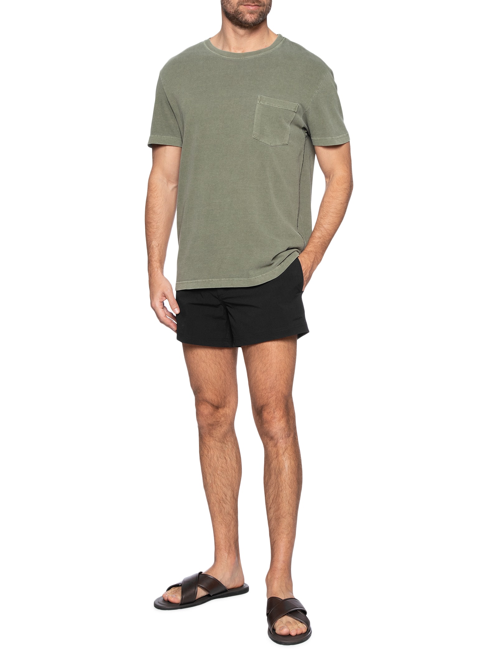 Short Masculino Surf Litoral Preto Osklen