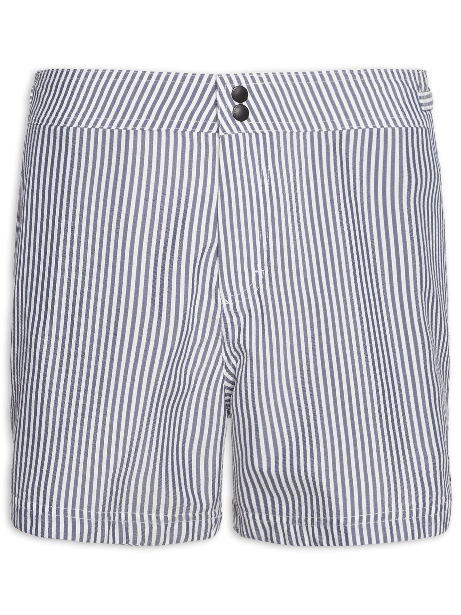 Short Masculino Surf Litoral Stripes Preto Osklen