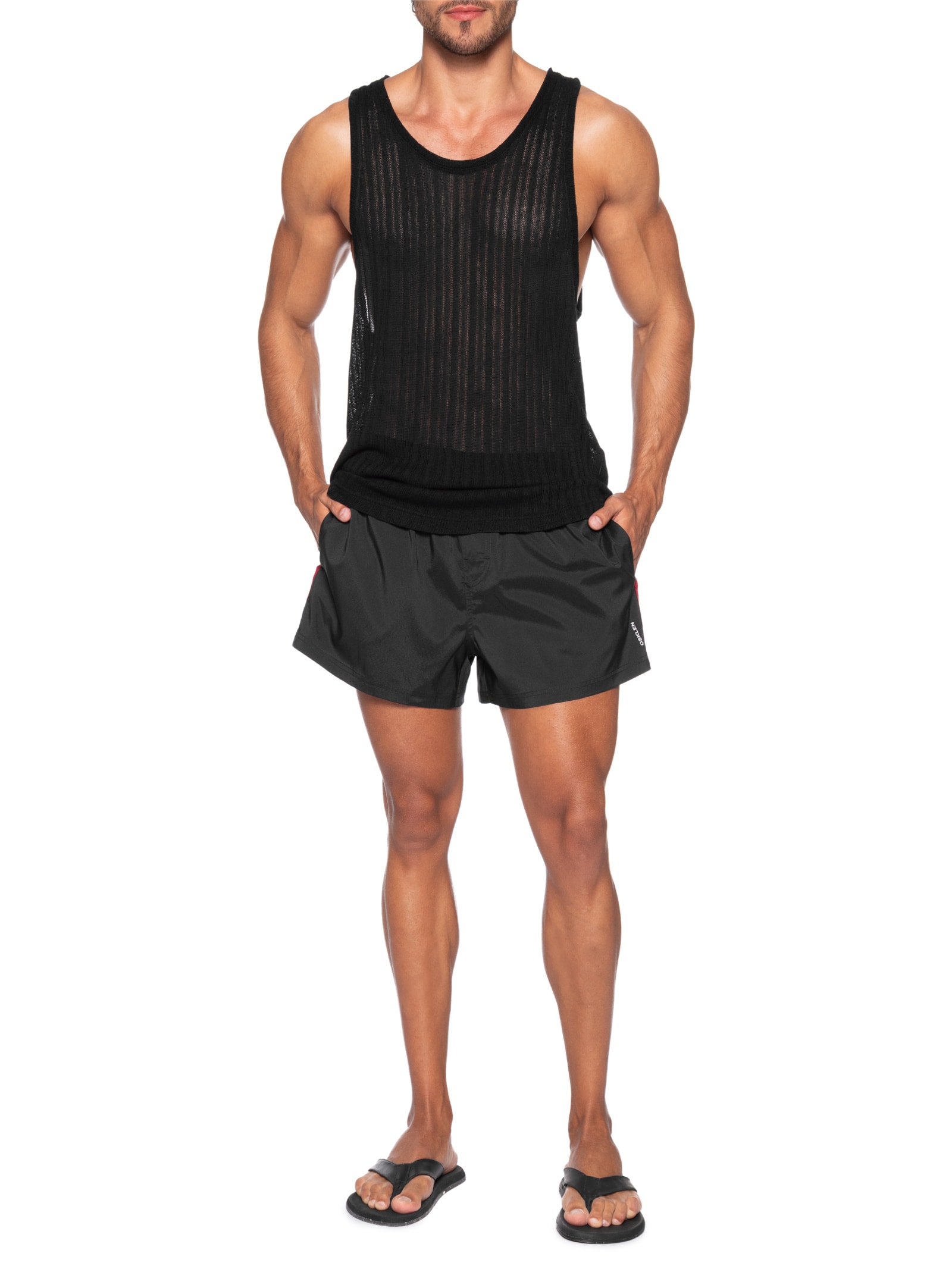 Short Masculino Surf Resort Aquaone Flex Urban Colors – Preto Osklen