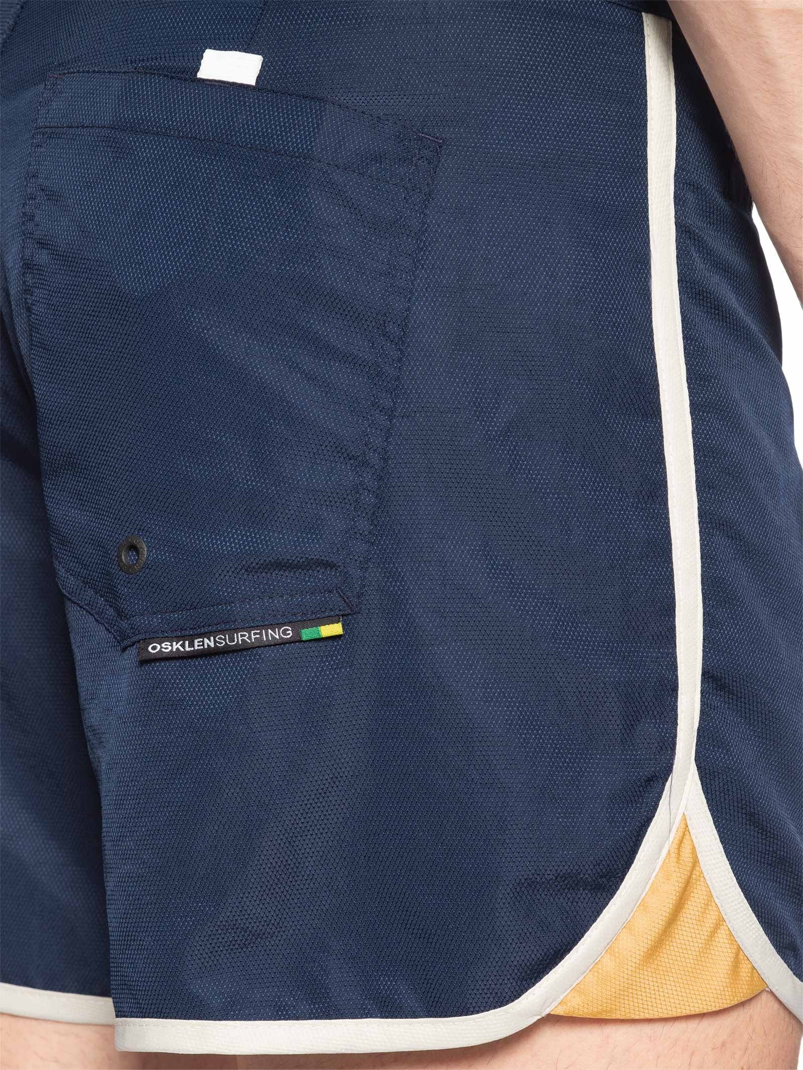 Short Masculino Surf Seventy Texture Azul Osklen