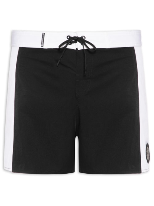 Short Masculino Surf Thin Stripe – Preto