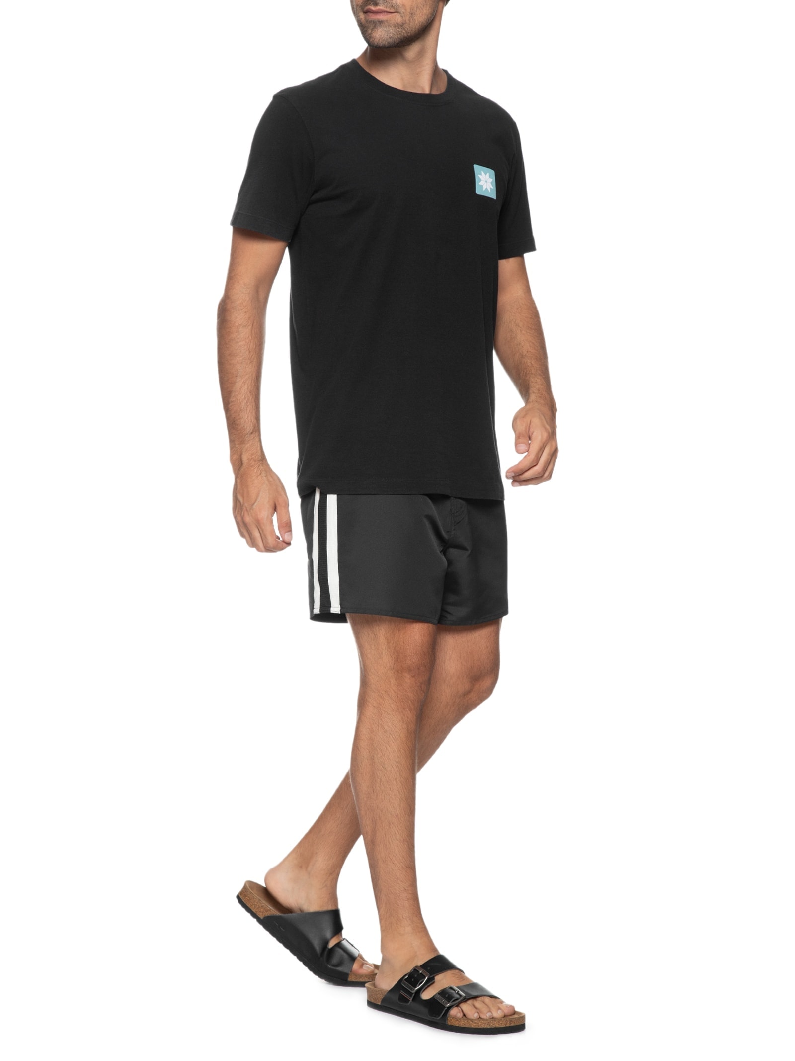 Short Masculino Surf Urban Preto Osklen