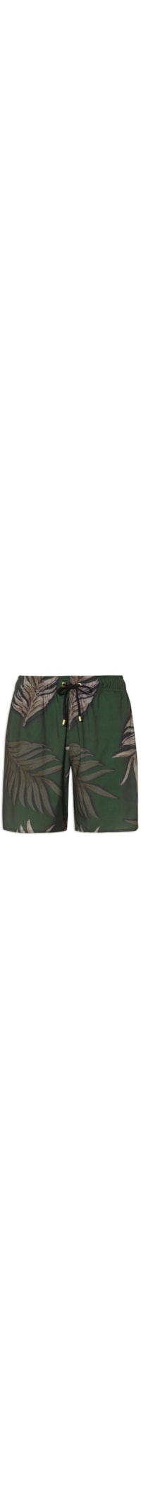Short Masculino Tactel Summer Leaves - Verde