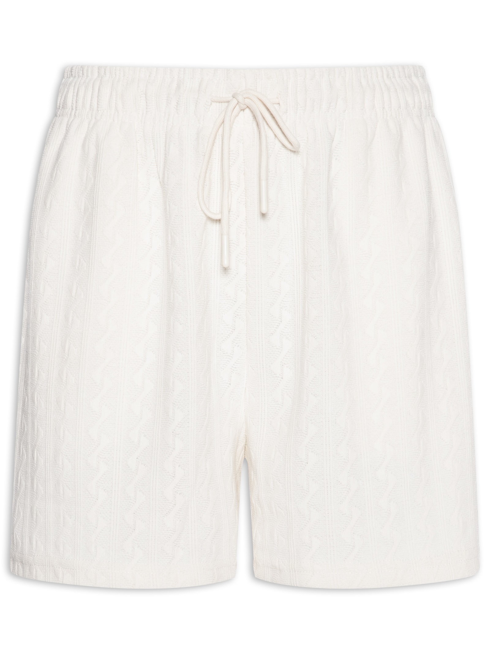 Short Masculino Texturizado Branco Basiq Men