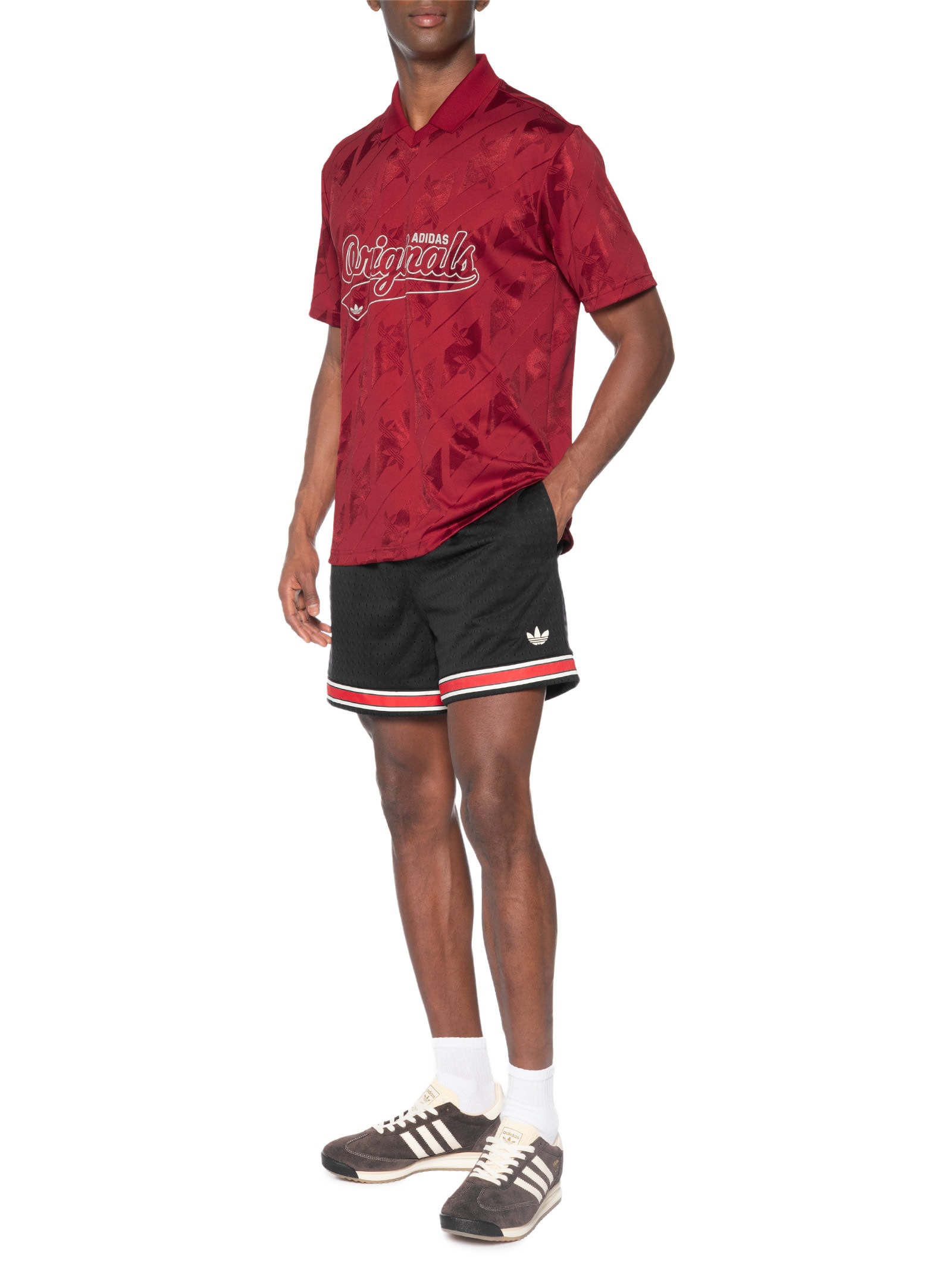 Short Masculino Warp Knit Preto Adidas Originals