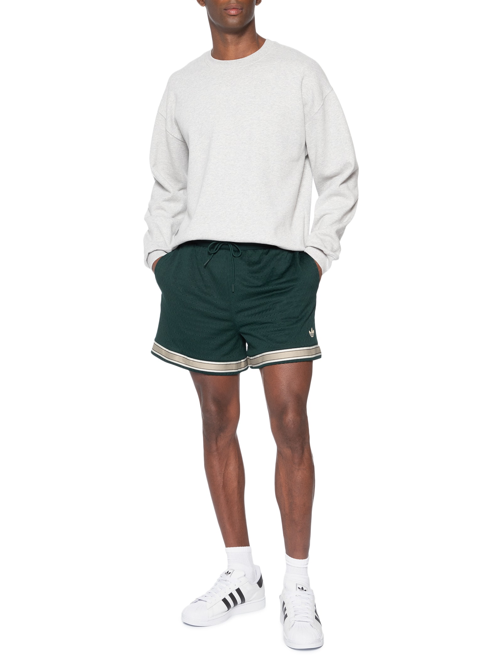 Short Masculino Warp Knit Verde Adidas Originals