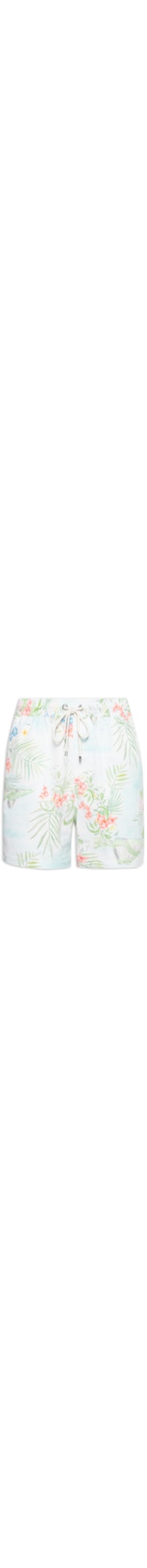 Short Praia Estampa Fresh Splash - Off White