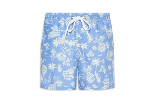 Short Praia Masculino Abacaxi – Azul