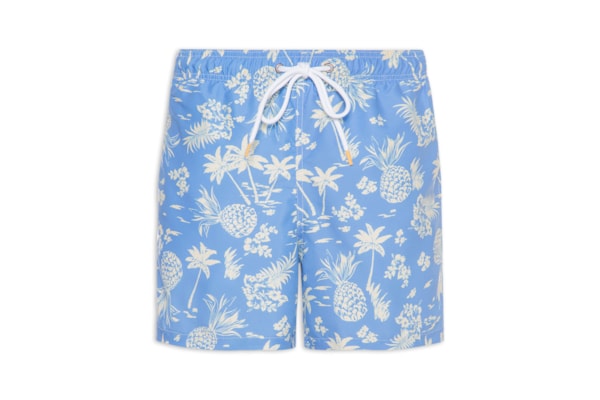 Short Praia Masculino Abacaxi – Azul