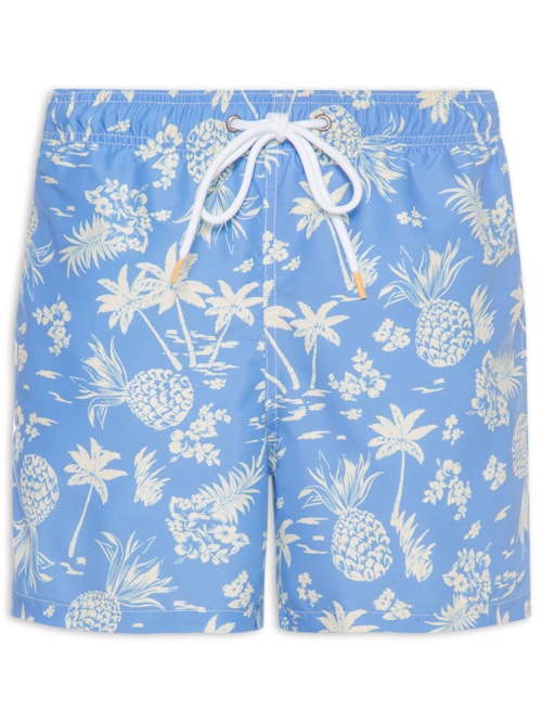 Short Praia Masculino Abacaxi – Azul