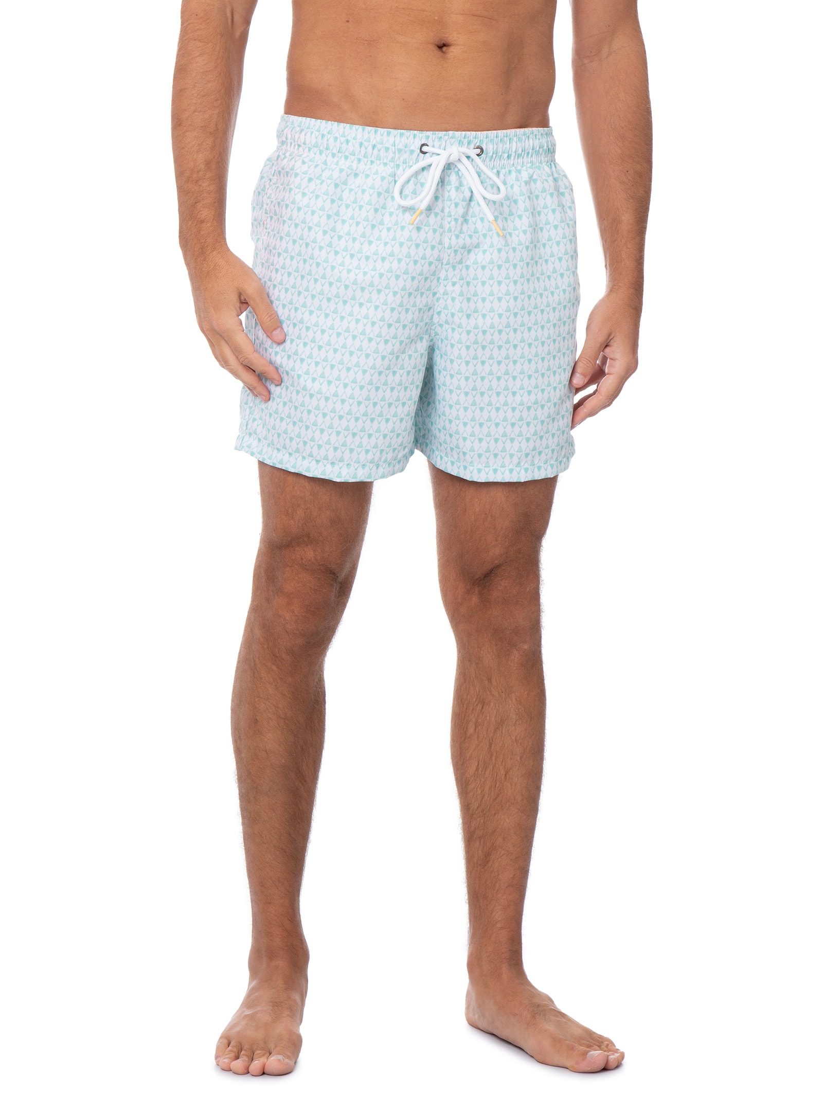 Short Praia Masculino Estampado Algarve Verde Pineapple