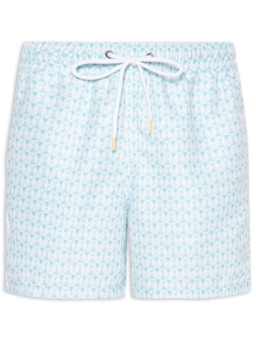 Short Praia Masculino Estampado Algarve – Verde