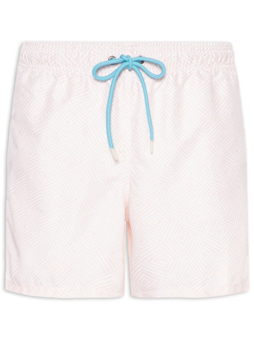Short Praia Masculino Estampado Cascais – Laranja
