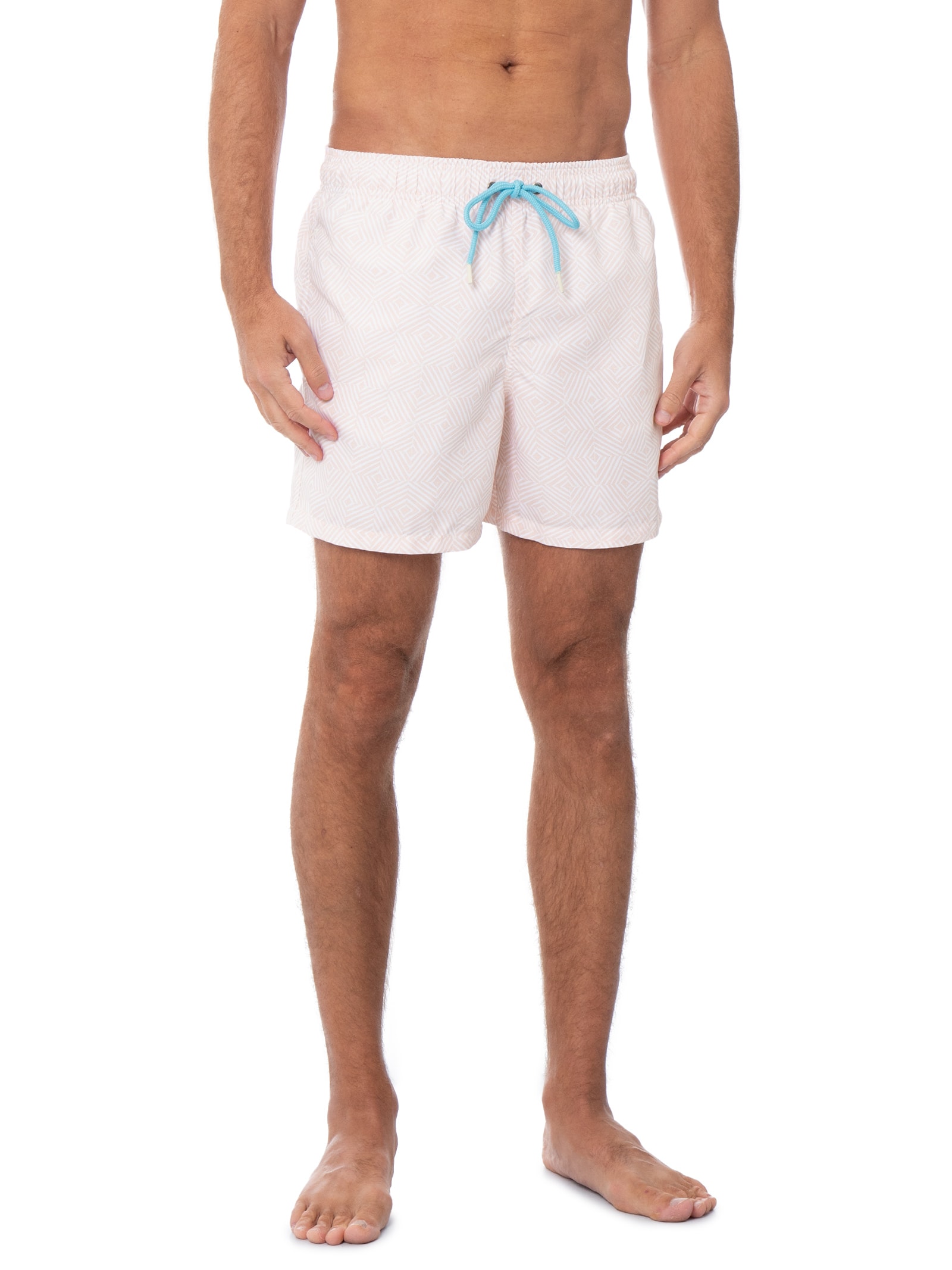 Short Praia Masculino Estampado Cascais – Laranja Pineapple