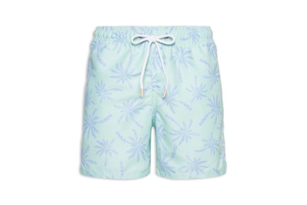 Short Praia Masculino Estampado Coconut - Verde