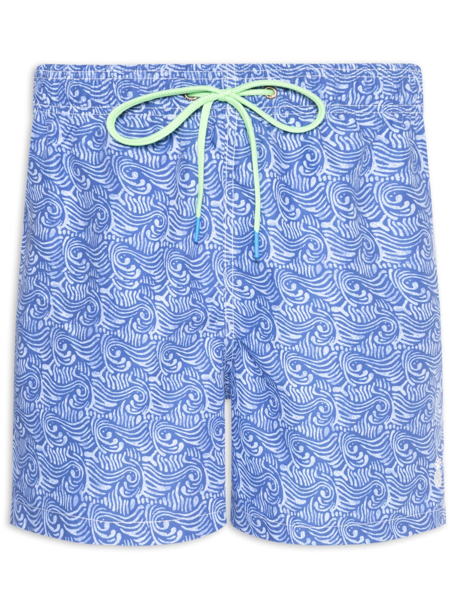 Short Praia Masculino Estampado Pine Oceano Azul Pineapple