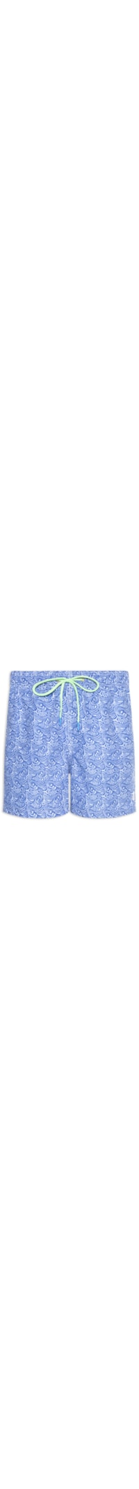 Short Praia Masculino Estampado Pine Oceano - Azul