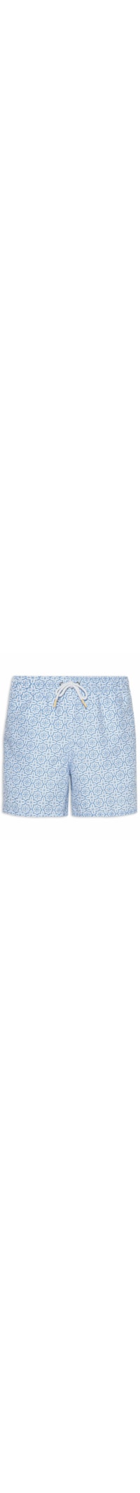 Short Praia Masculino Estampado Porto - Azul