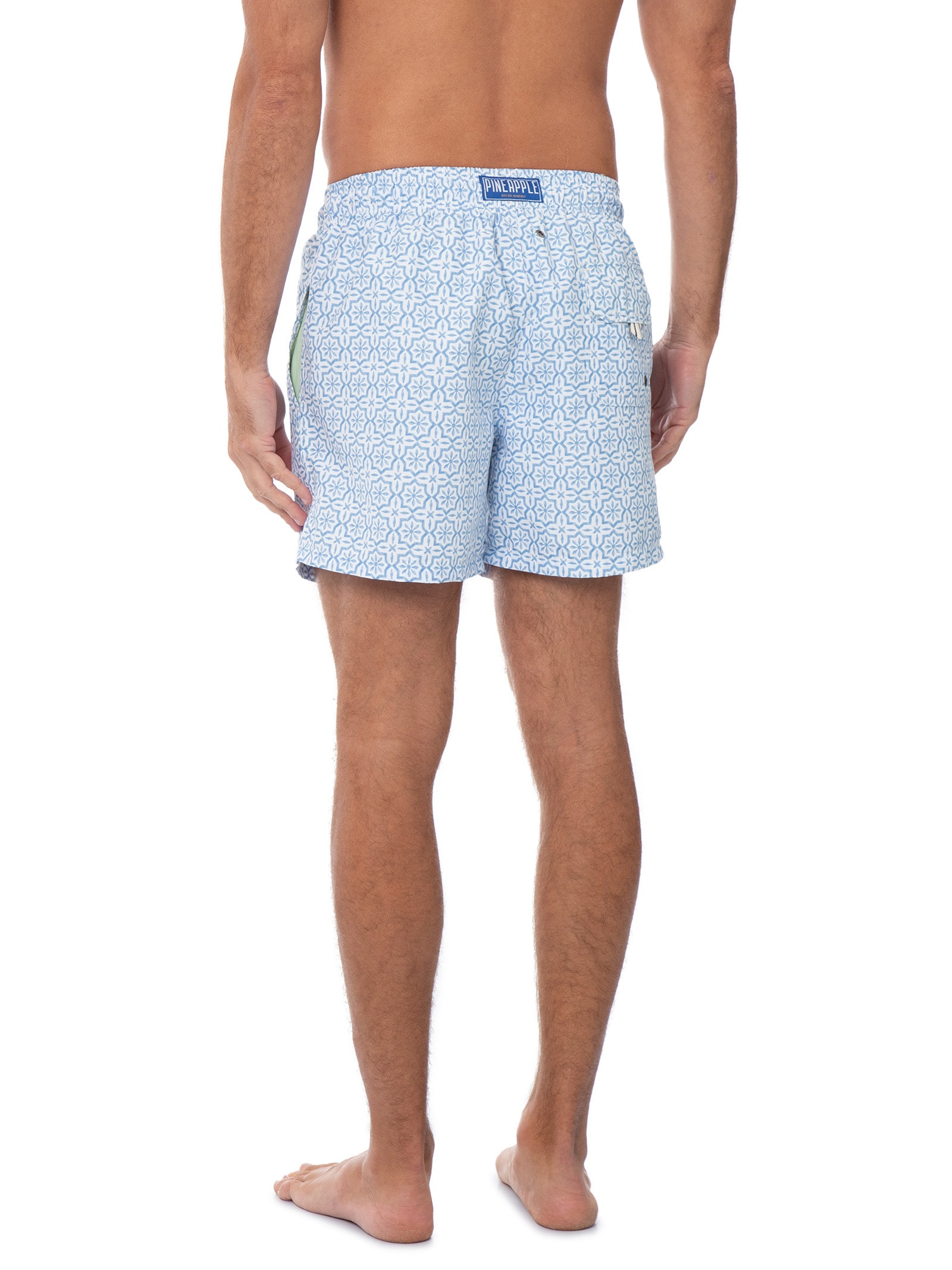 Short Praia Masculino Estampado Porto Azul Pineapple