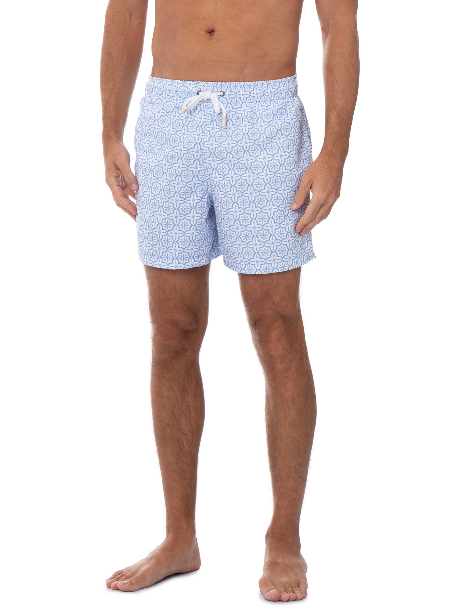 Short Praia Masculino Estampado Porto – Azul Pineapple