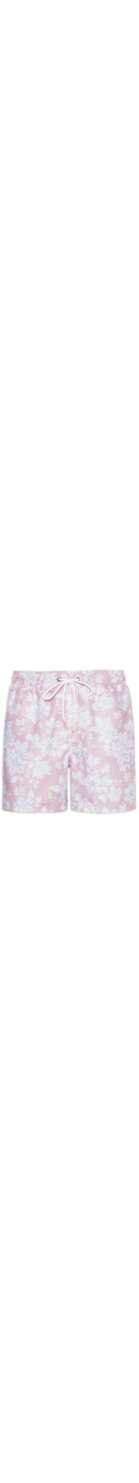 Short Praia Masculino Estampado Sandflower - Rosa