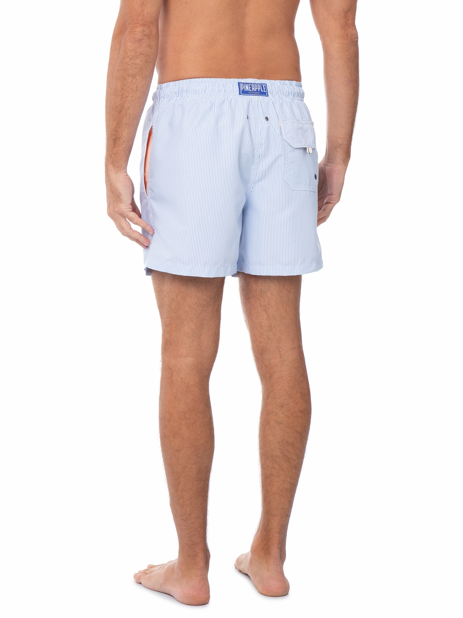 Short Praia Masculino Poolside Azul Pineapple