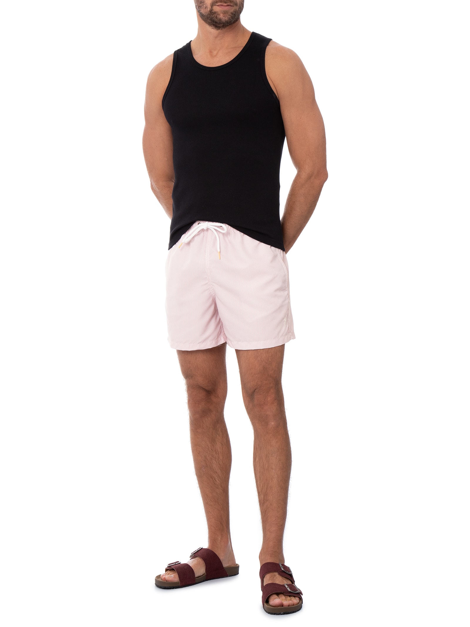 Short Praia Masculino Poolside – Laranja Pineapple