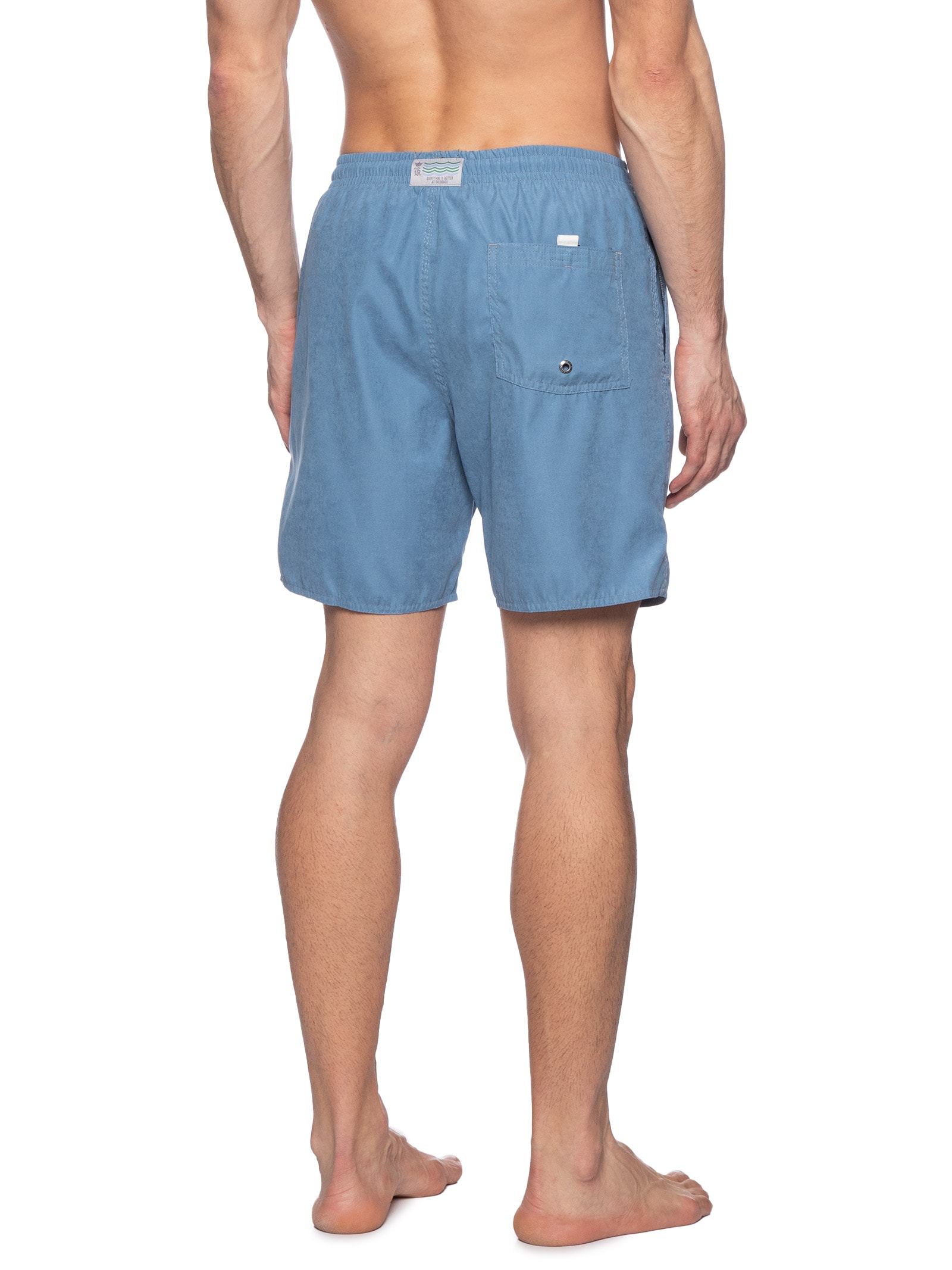 Short Praia Masculino Stoned Peach Azul Sergio K