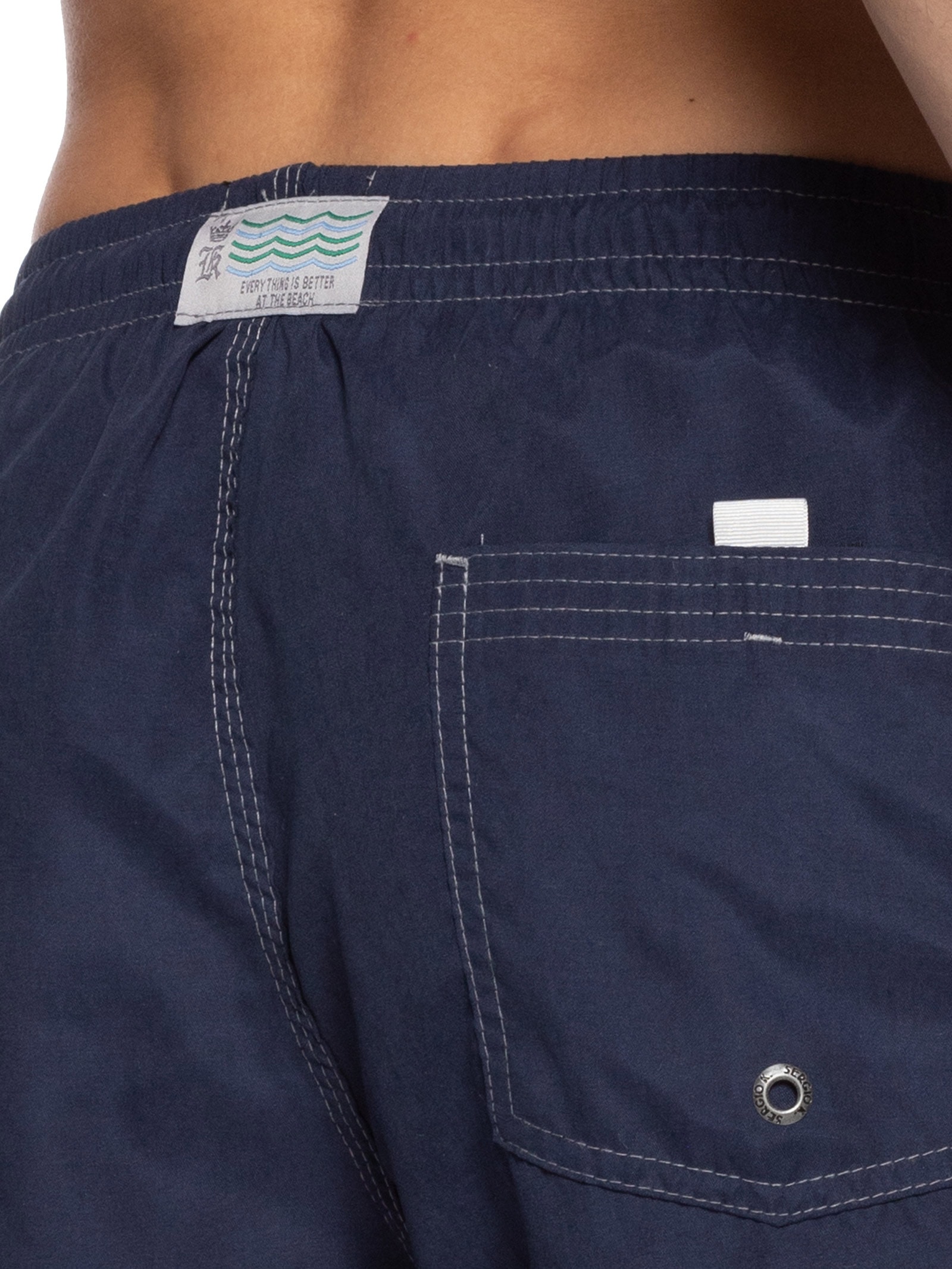 Short Praia Masculino Stoned Peach Azul Sergio K