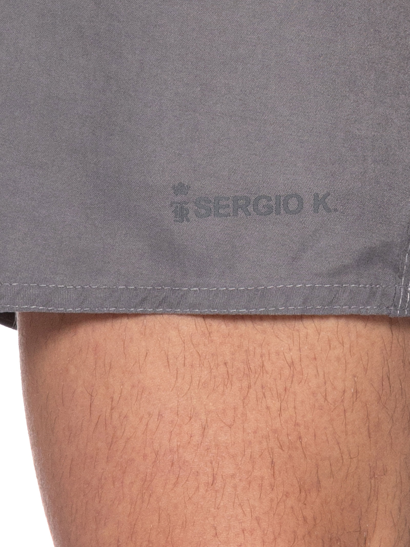 Short Praia Masculino Stoned Peach Cinza Sergio K