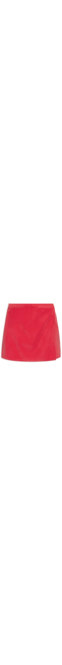 Short Saia Alfaiataria - Vermelho