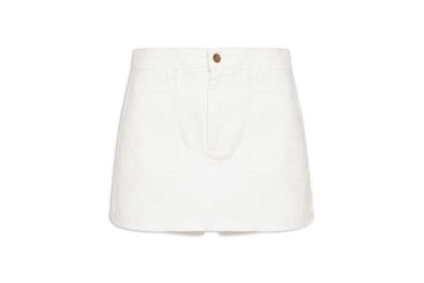 Short Saia  Amara Sarja - Branco