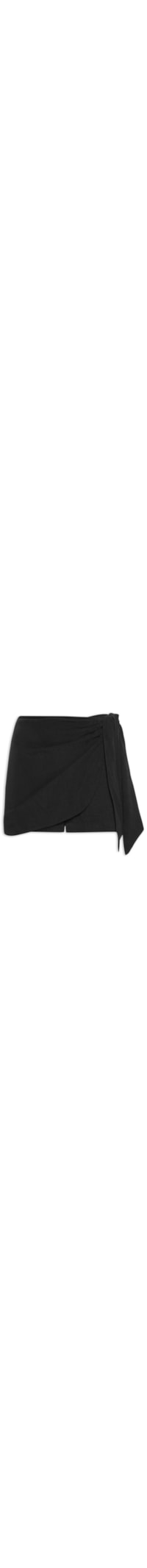 Short Saia Amarração - Preto