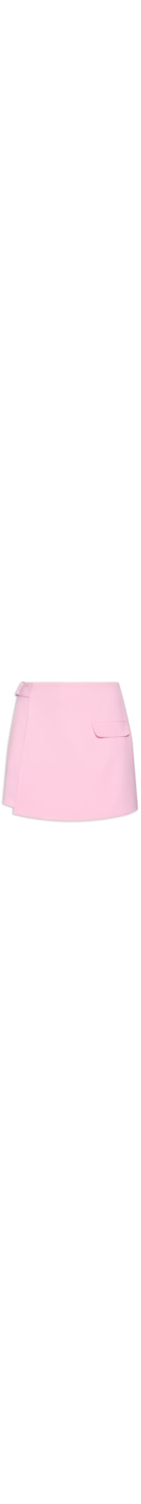 Short Saia Cintura Alta - Rosa