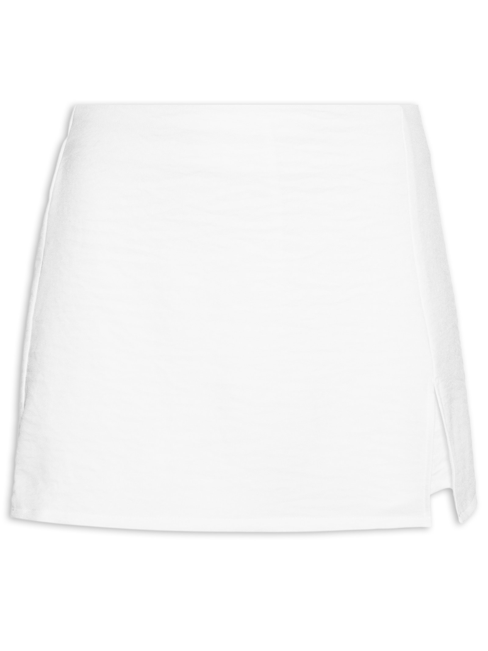 Short Saia com Fenda Branco Market 33