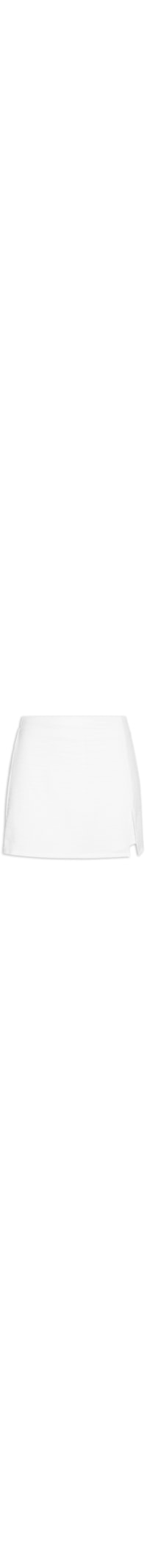 Short Saia com Fenda - Branco