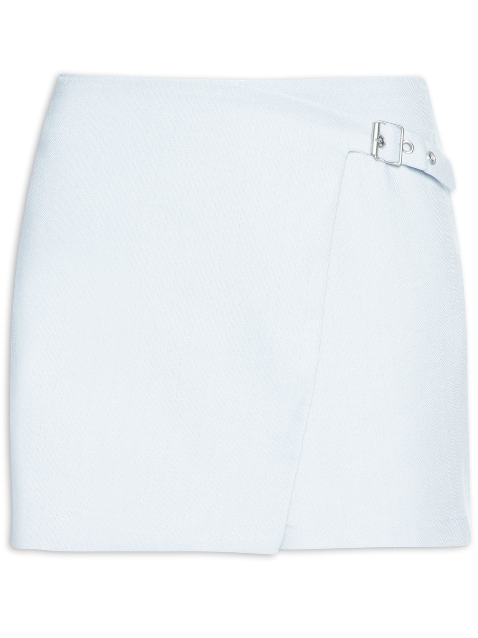 Short Saia Com Fivela Azul Market 33
