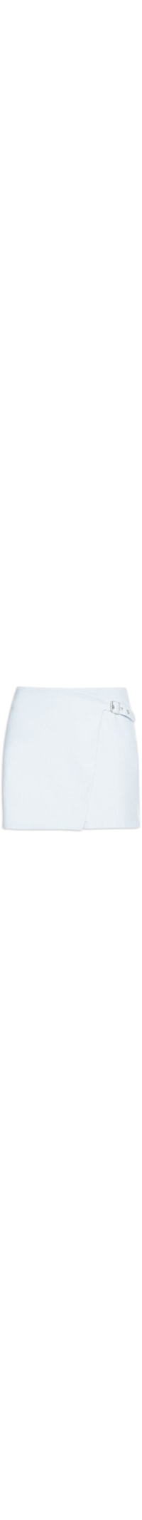 Short Saia Com Fivela - Azul