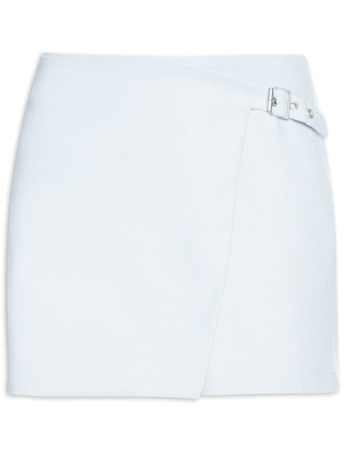 Short Saia Com Fivela – Azul